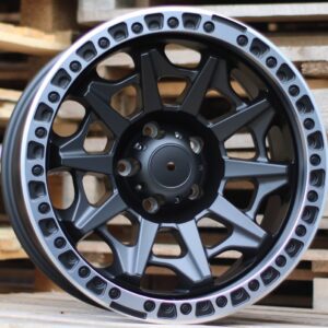 L2174_000000001800 R18x9 5X139.7 ET M12 110.1 L2174 Black Half Matt+Polished Lip (BLHMPL) For 4X4 (K3)