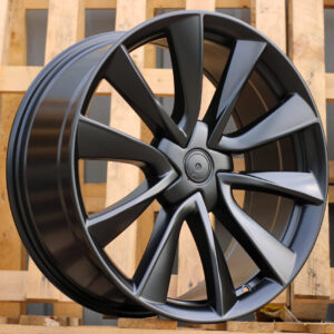 B2046_000000009762 R18x8.5 5X114.3 ET 40 64.1 B2046 (F8675) Black Half Matt (BLHM) For TESLA (M) (HYBRID FORGED Model 3)