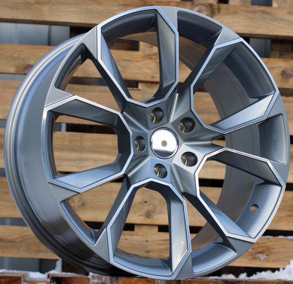 R18x8 5X112 ET 42 57.1 SK516 (BK5278) Grey Polished (MG) For SKODA (M+Z4)