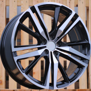 R18x8 5X108 ET 42 63.3 FE182 (YF0242) Black Polished (MB) For VOLVO (P1) (HYBRID FORGED)