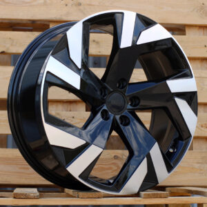 FBX230_000000002132 R19x8 5X112 ET 40 57.1 FBX230 Black Polished (MB) For SKODA (K8) (HYBRID FORGED)