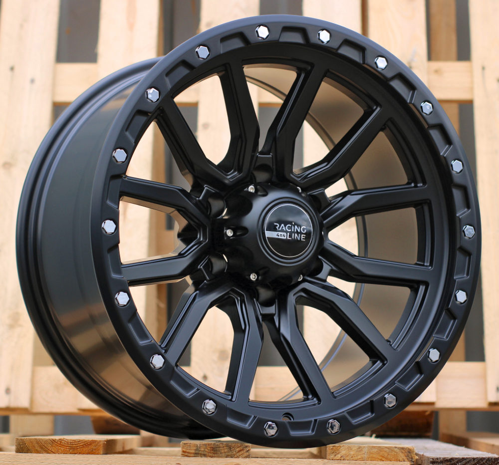 R18x10 6X139.7 ET M18 110.1 Y0156 Black Half Matt (BLHM) For 4X4 (K4+Z4)