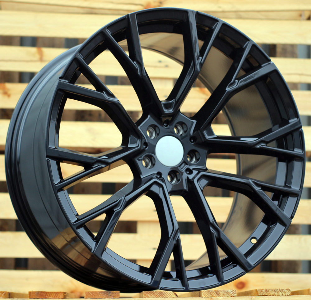 R22x10.5 5X112 ET 43 66.6 B5769 Black (BL) For BMW (K4) (HYBRID FORGED Rear+Front)