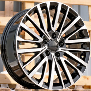 R17x7 5X120 ET 55 65.1 B1515 (BYF1515) Black Polished (MB) For VW (Z7) (HYBRID FORGED 4X4)