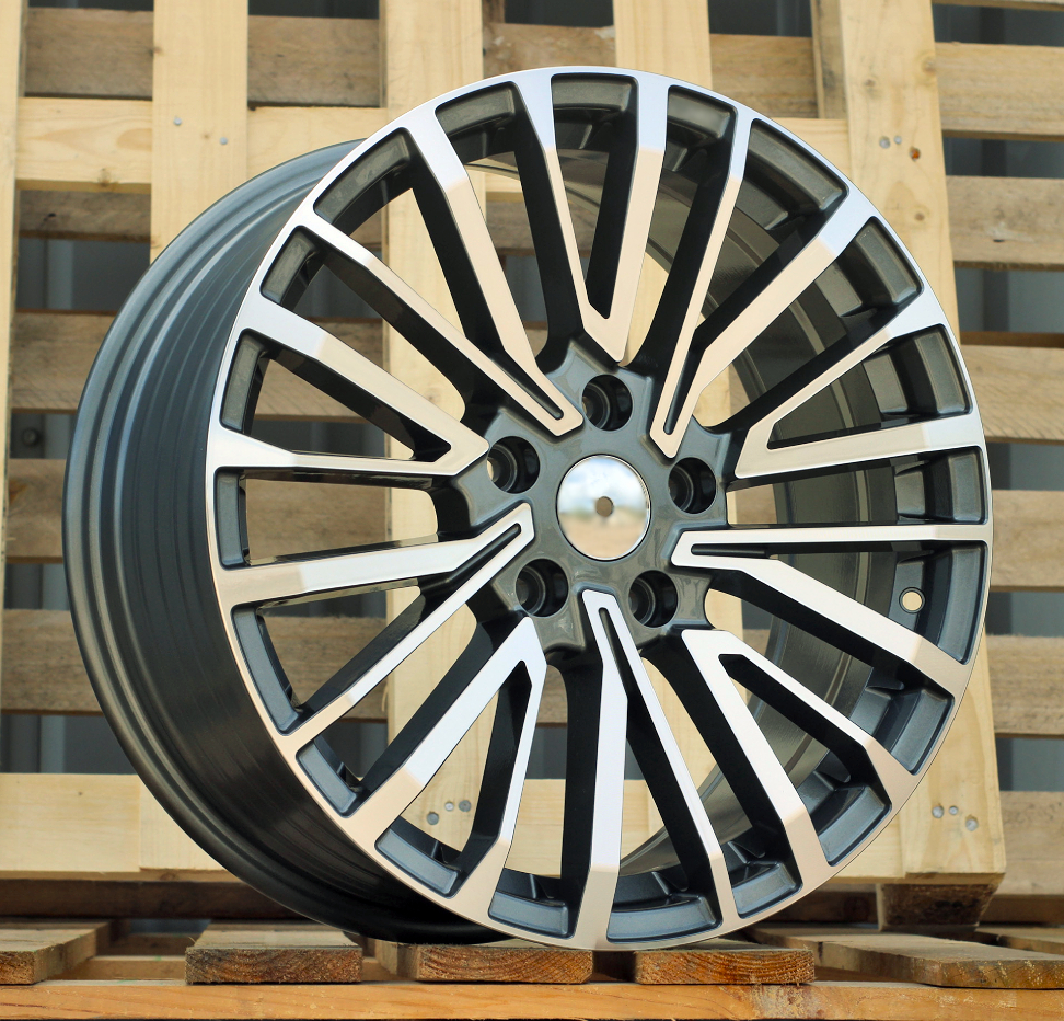 R18x8 5X120 ET 50 65.1 B1515 (FBX530) Grey Polished (MG) For VW (Z3) (HYBRID FORGED (1250kg))
