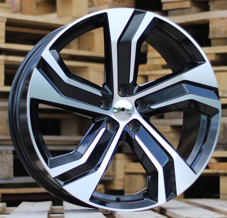 R21x9 5X108 ET 38.5 63.3 B0143 (FBX517) Black Polished (MB) For VOLVO (A+Z6) (HYBRID FORGED)