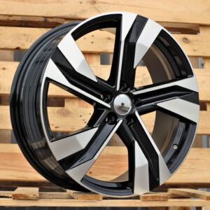 SF502_000000008651 R20x8 5X108 ET 50.5 63.4 SF502 (YF5695) Black Polished (MB) For VOLVO (K7) (HYBRID FORGED)