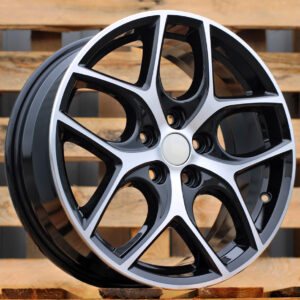 Y0058_000000004986 R17x7 5X108 ET 50 63.4 Y0058 Black Polished (MB) For FORD (R)