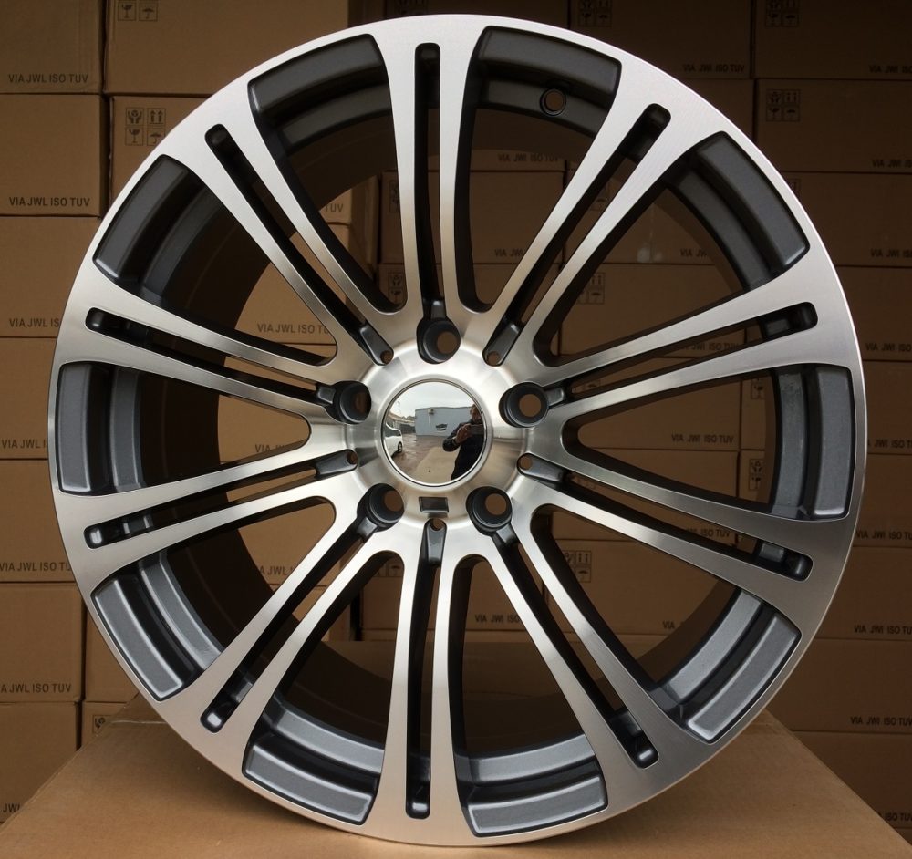 R17x7.5 5X120 ET 34 72.6 E568 (BK139) Grey Polished (MG) For BMW (R) ((AKC 75 Eur))