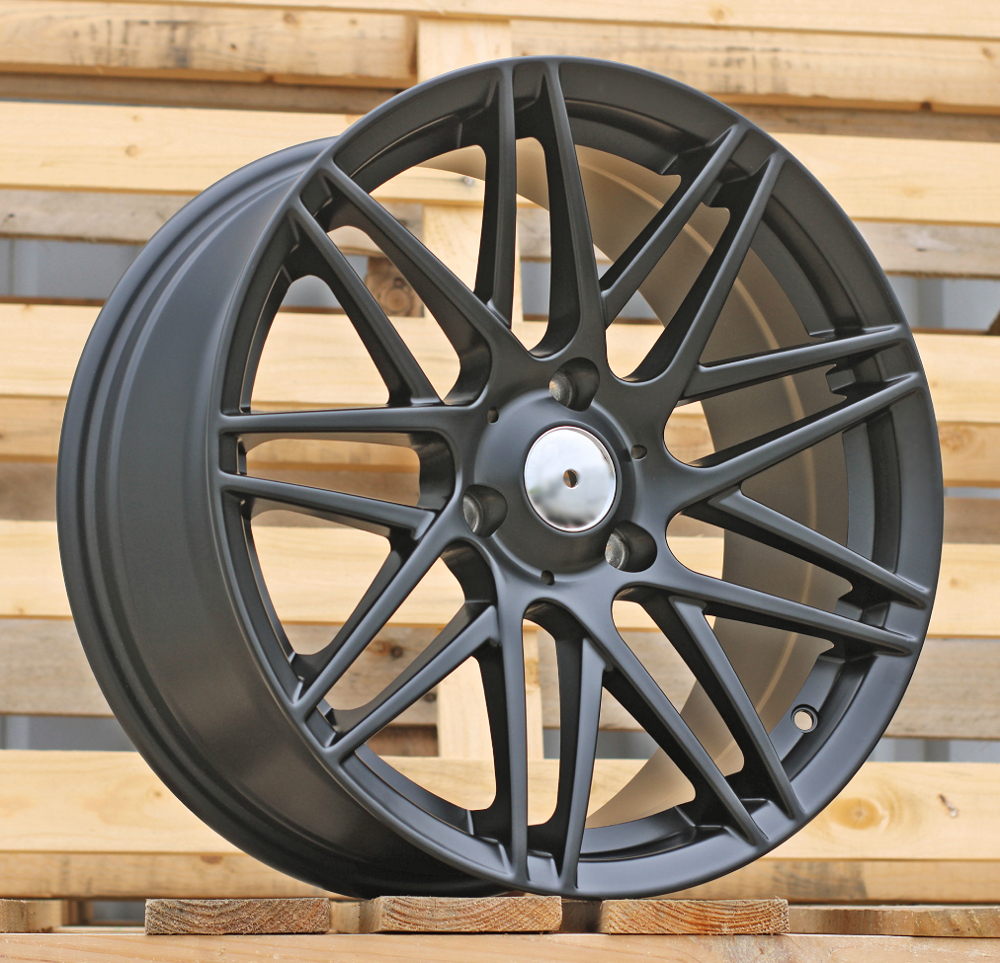 R17x7.5 3X112 ET 25 57.1 HX013 (E269177503S) Black Half Matt (BLHM) For SMART (R+Z6+P2) (Rear)