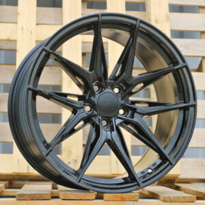 R17x8 5X112 ET 35 66.5 HX036 (IN3614F) Black (BL) For HAXER (Z5) (HYBRID FORGED)
