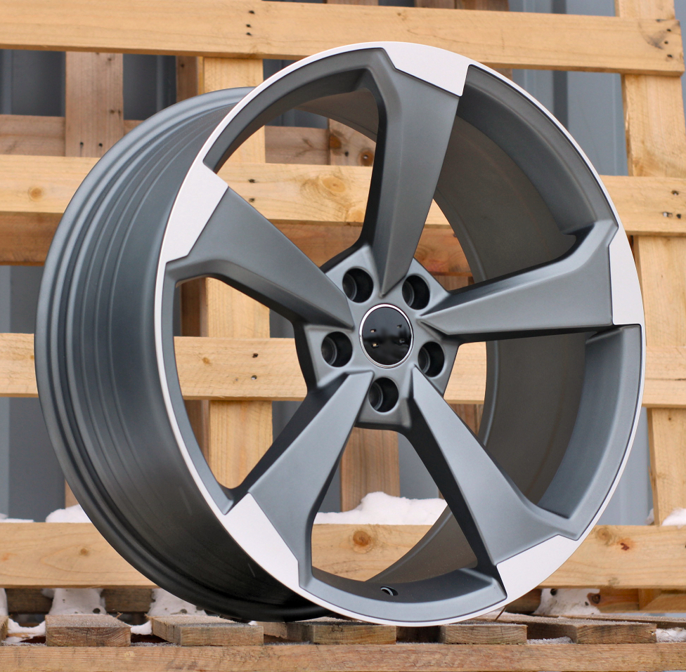 R17x7.5 5X112 ET 40 66.5 XE351 (BY1491) Grey Polished Half Matt (MGHM) For AUD (Z3)