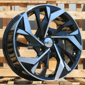 B1953_000000009555 R17x6.5 5X114.3 ET 48 67.1 B1953 (Y1225) Black Polished (MB) For HYUND (R)
