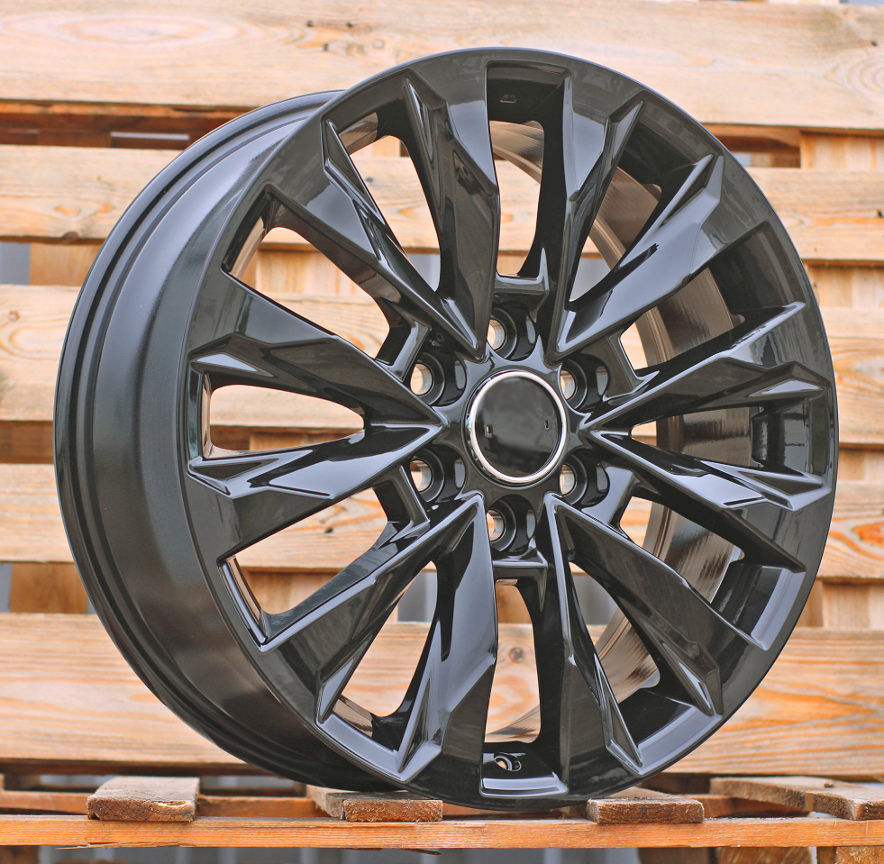 R18x7.5 6X139.7 ET 60 95.1 Y0185 Black (BL) For TOYOT (Z4)