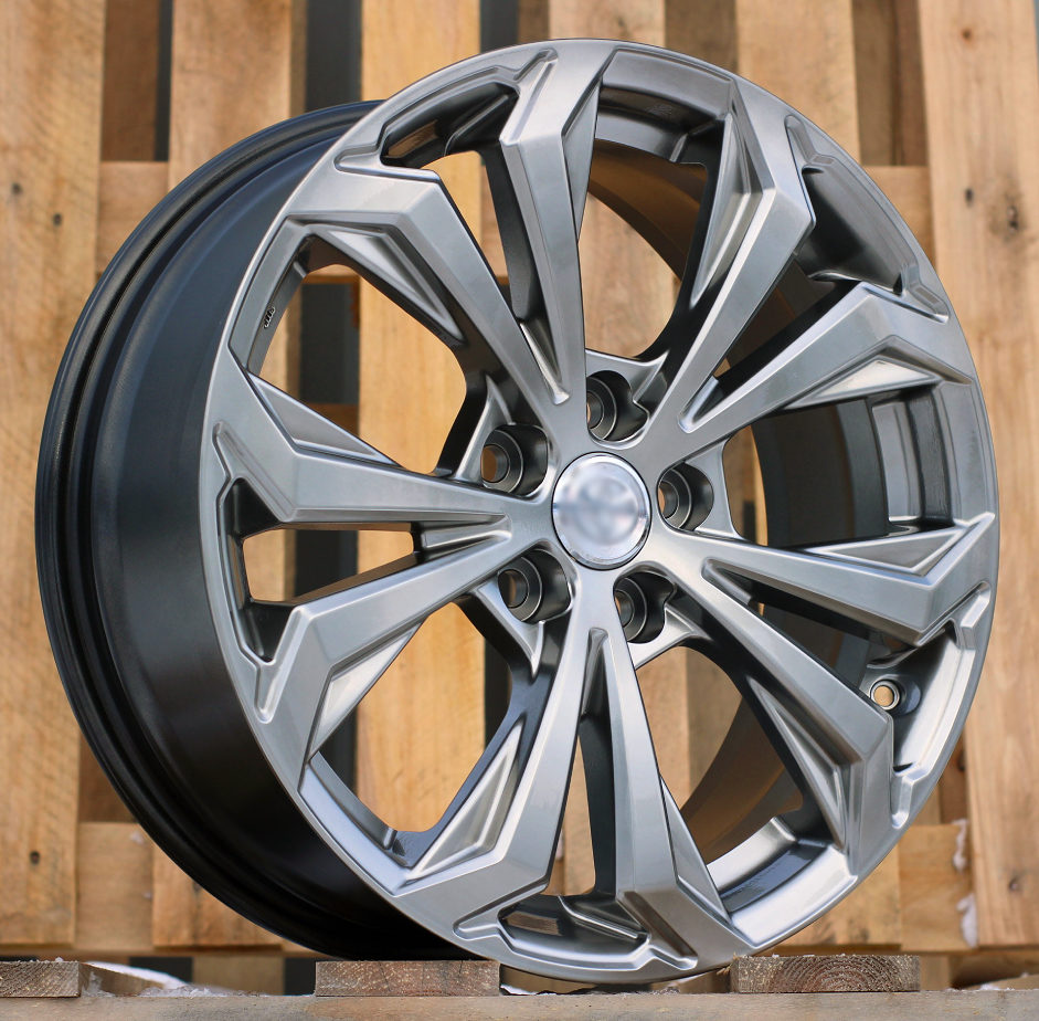 R18x7 5X114.3 ET 35 60.1 Y1133 (FBX247) Hyper Black (HB) For TOYOT (K8+M) (HYBRID FORGED New RAV-4)