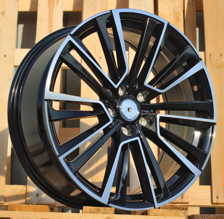 R18x8 5X112 ET 41 57.1 I0361 Black Polished (MB) For SKODA (A)