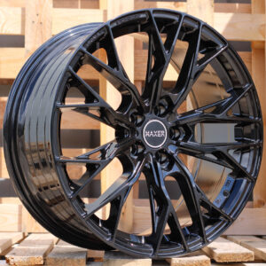 R18x9 5X120 ET 35 72.6 HX042 (A5871) Black (BL) For HAXER (P) (Rear+Front)