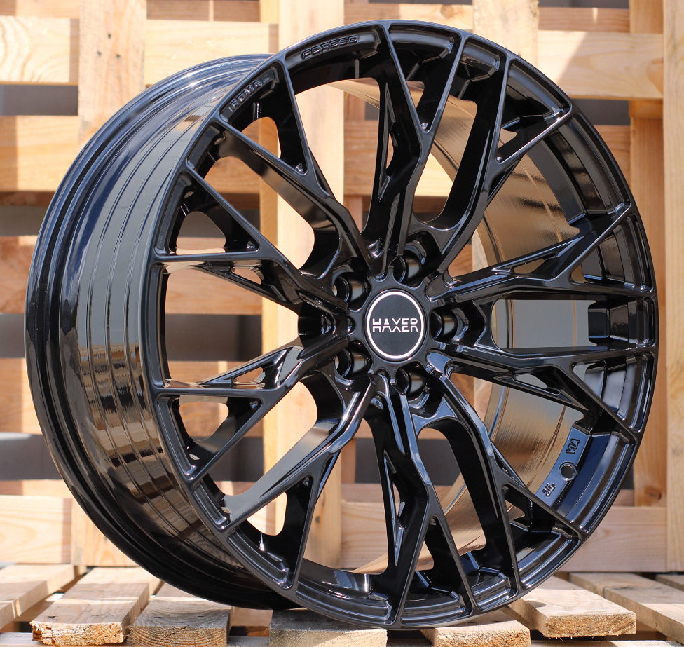 R18x8 5X112 ET 45 66.5 HX042 (IN0387) Black (BL) For HAXER (Z7)