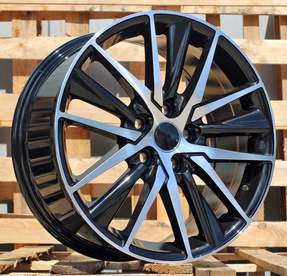 R17x7.5 5X114.3 ET 45 60.1 B1638 (H893F) Black Polished (MB) For TOYOT (Z3) (HYBRID FORGED)