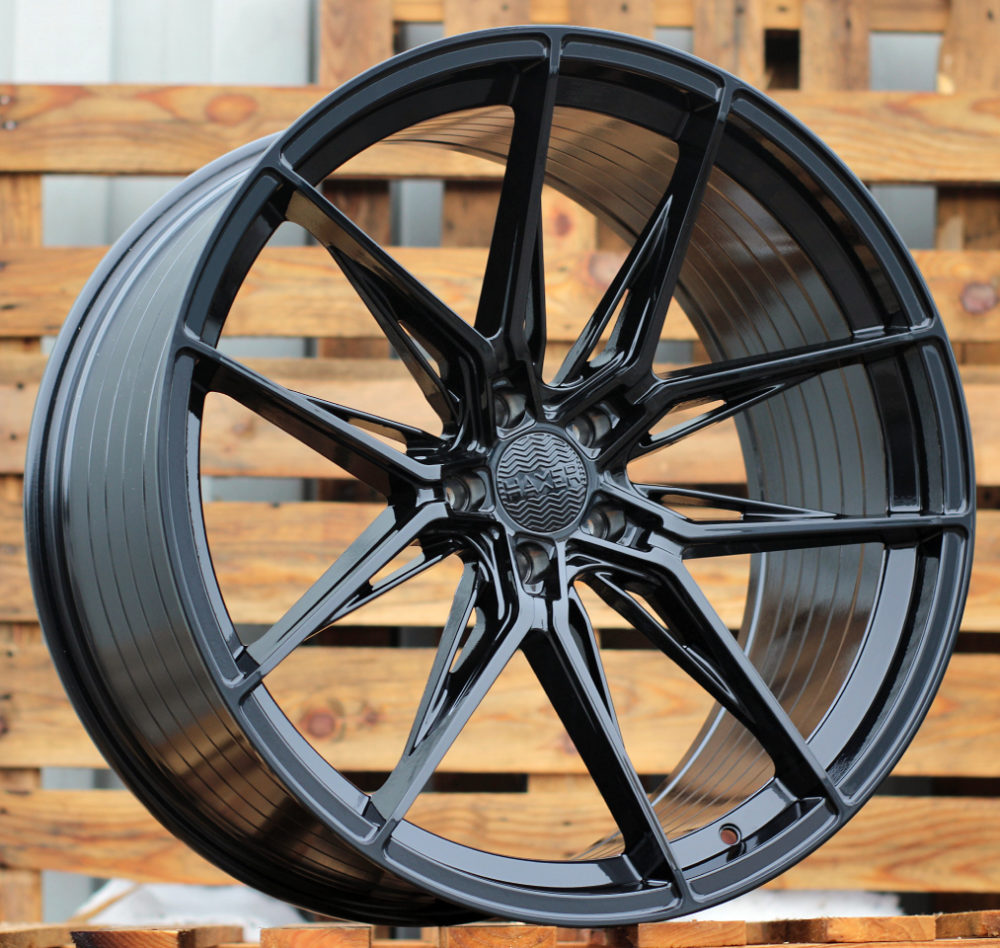 R18x8 5X115 ET 41 70.1 HX036 (A5581) Black (BL) For HAXER (P) (New Cap)