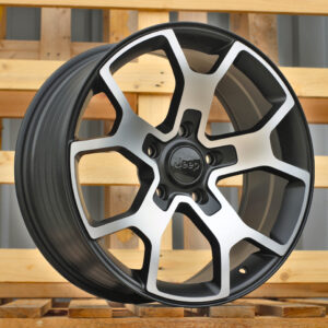 FBX372_000000008518 R18x8 5X127 ET 35 71.5 FBX372 Black Polished Half Matt (MBHM) For JEEP (Z4) (HYBRID FORGED)