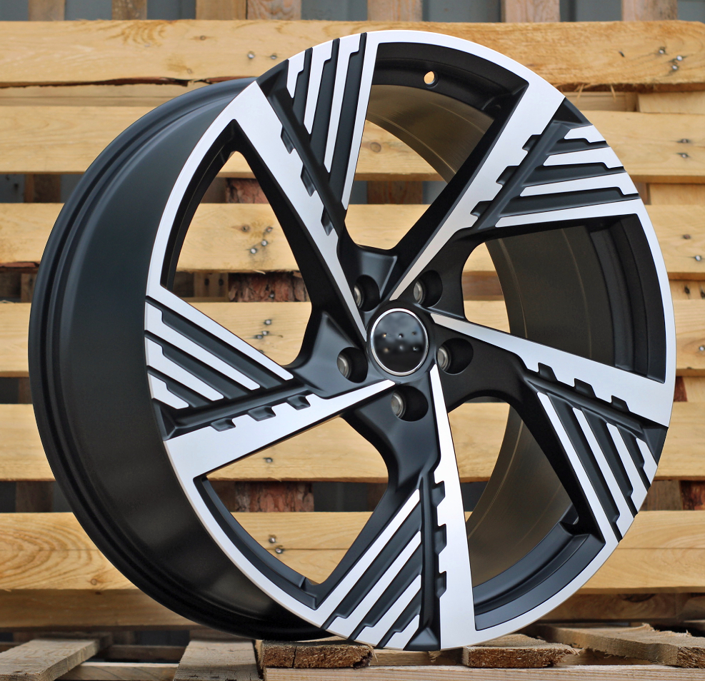 R19x8 5X112 ET 34 66.5 I5639 Black Polished Half Matt (MBHM) For AUD (P2) ((AKC 100 Eur))