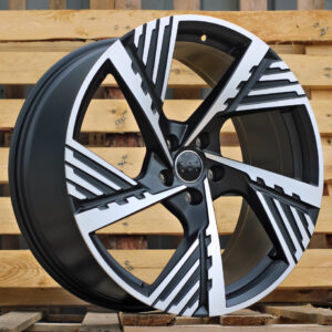 I5639_000000006230 R19x8 5X112 ET 34 66.5 I5639 Black Polished Half Matt (MBHM) For AUD (P2) ((AKC 100 Eur))