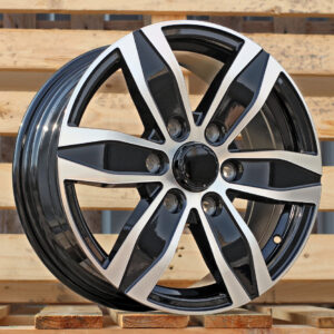 YF6153_000000006901 R16x7 6X130 ET 50 84.1 YF6153 Black Polished (MB) For MER (M) (HYBRID FORGED (max 1200kg))