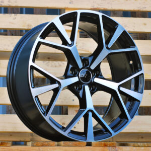 3S1385_000000009192 R20x8.5 5X112 ET 38 66.5 3S1385 Black Polished (MB) For AUD (K4) (HYBRID FORGED New Q3)
