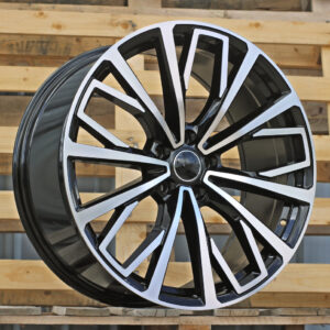 B1453_000000005398 R18x8 5X112 ET 39 66.5 B1453 (FE186) Black Polished (MB) For AUD (P1)