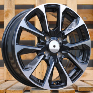 R16x6 4X100 ET 42 60.1 L1666 Black Polished (MB) For RACIN (R)