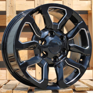 R18x7.5 6X139.7 ET 25 106.1 B1623 (IN1103) Black (BL) For TOYOT (P2+K7)