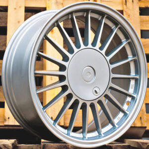 R16x7 4X100 ET 25 57.1 XF090 Silver (SI) For BMW (K4+R) (HYBRID FORGED ALPINA Style)