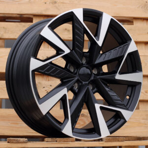 R18x8 5X112 ET 40 57.1 YF0443 Black Polished Half Matt (MBHM) For CUPRA (P1) (HYBRID FORGED)