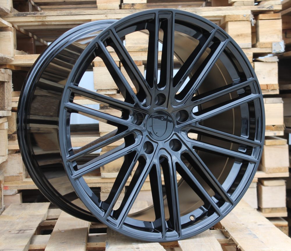 R21x9.5 5X130 ET 61 71.6 B1271 (H3085F) Black (BL) For PORCH (K7+Z3) (HYBRID FORGED Rear+Front)
