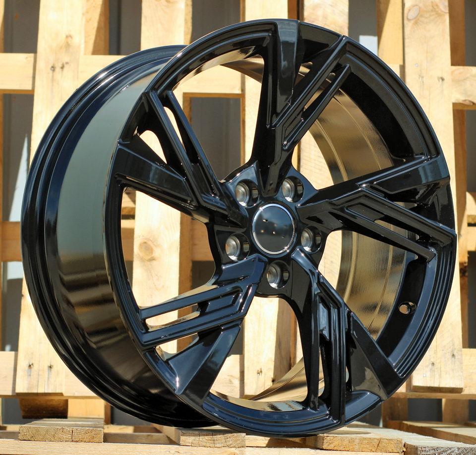 R18x8 5X112 ET 39 66.5 B1571 (FBX154) Black (BL) For AUD (P2+A+K7) (HYBRID FORGED)
