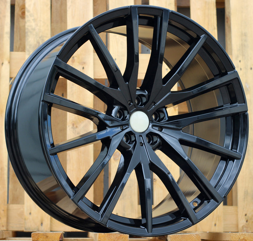 R22x10.5 5X112 ET 43 66.6 H0324 (BY1473) Black (BL) For BMW (Z2+Z1) (Rear+Front)