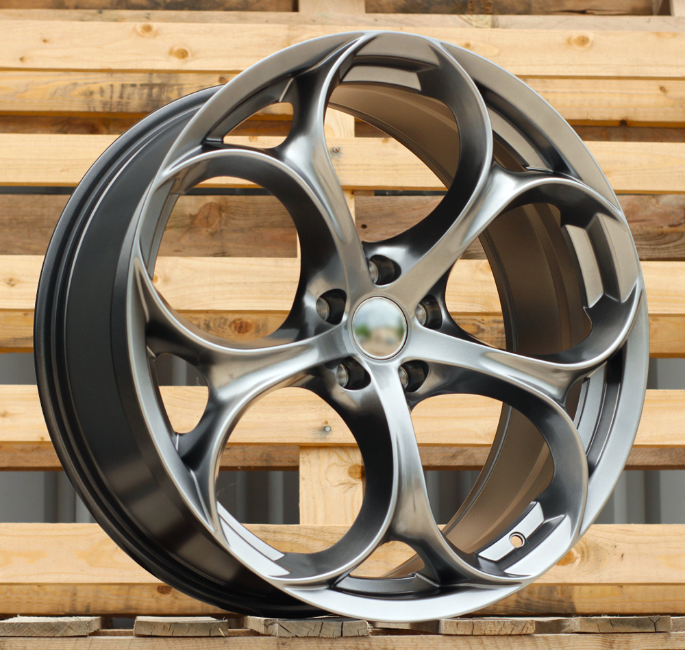 R19x8 5X110 ET 33 65.1 L1664 (YF5707) Hyper Black (HB) For ALFA (Z6) (HYBRID FORGED (ET32))