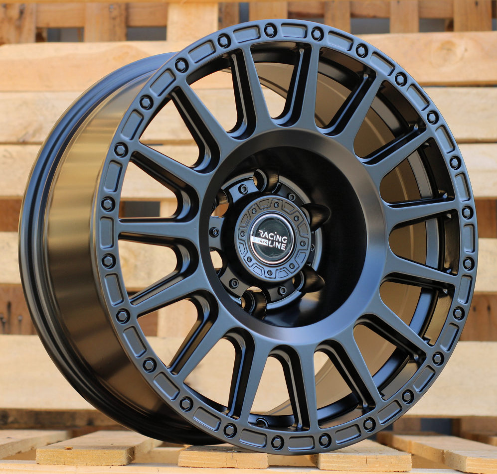 R17x8 6X139.7 ET 15 110.1 B5877 Black Half Matt (BLHM) For 4X4 (P+R)