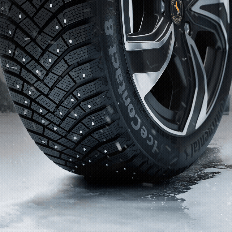 CONTINENTAL ICECONTACT 8 105T XL 245/50/R19 Dygliuota