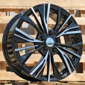 FE224_000000006116 R17x7 5X114.3 ET 35 66.1 FE224 (QC1550) Black Polished (MB) For NISS (Z5) (JUKE New Model)