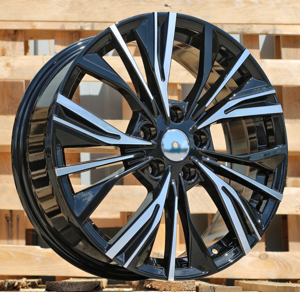 R17x7 5X114.3 ET 35 66.1 FE224 (QC1550) Black Polished (MB) For NISS (Z5) (JUKE New Model)