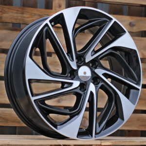 R16x6.5 5X114.3 ET 45 67.1 B5518 (FE189) Black Polished (MB) For HYUND (Z6)
