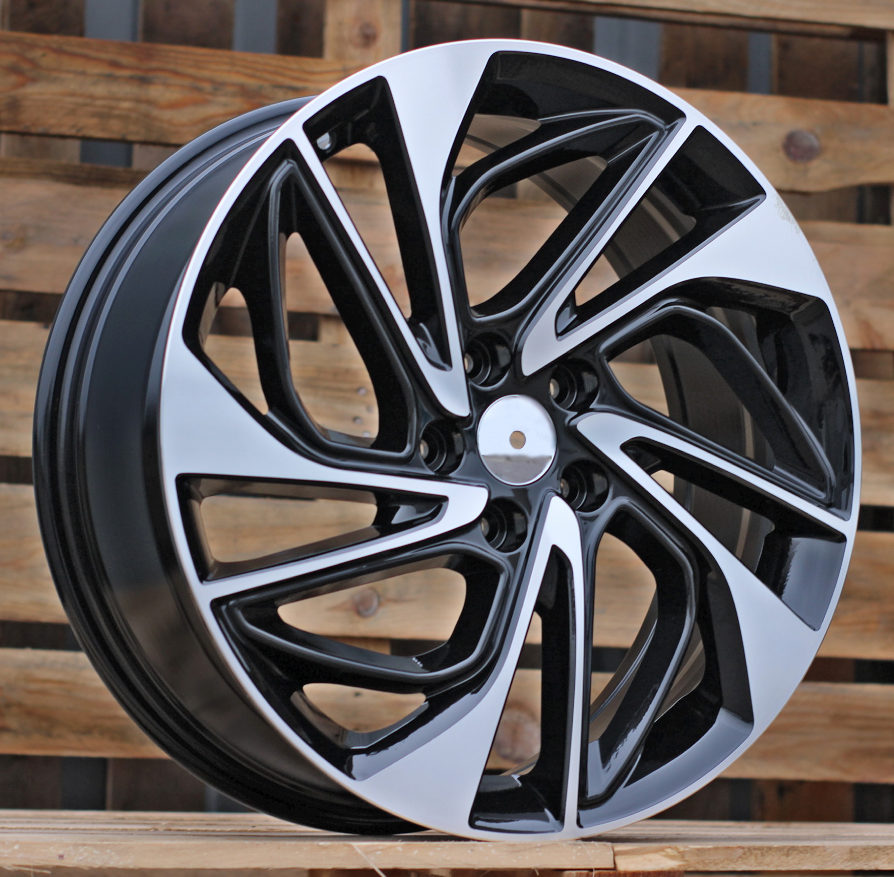 R16x6.5 5X114.3 ET 45 67.1 B5518 (FE189) Black Polished (MB) For HYUND (Z6)