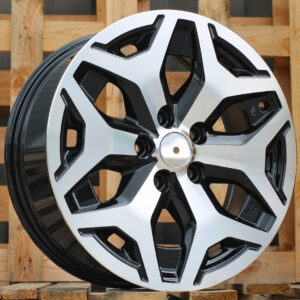 B2042_000000004827 R17x7 5X114.3 ET 48 56.1 B2042 Black Polished (MB) For SUBAR (R+Z2)