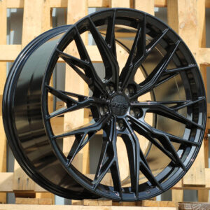 R19x8.5 5X112 ET 40 66.5 HX042 (IN0387) Black (BL) For HAXER (P1)