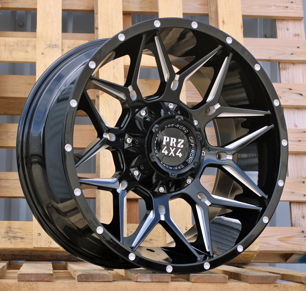 R20x10 8X165.1 ET 0 121.3 B1956 Black (BL) For 4X4 (K3) (Milling)