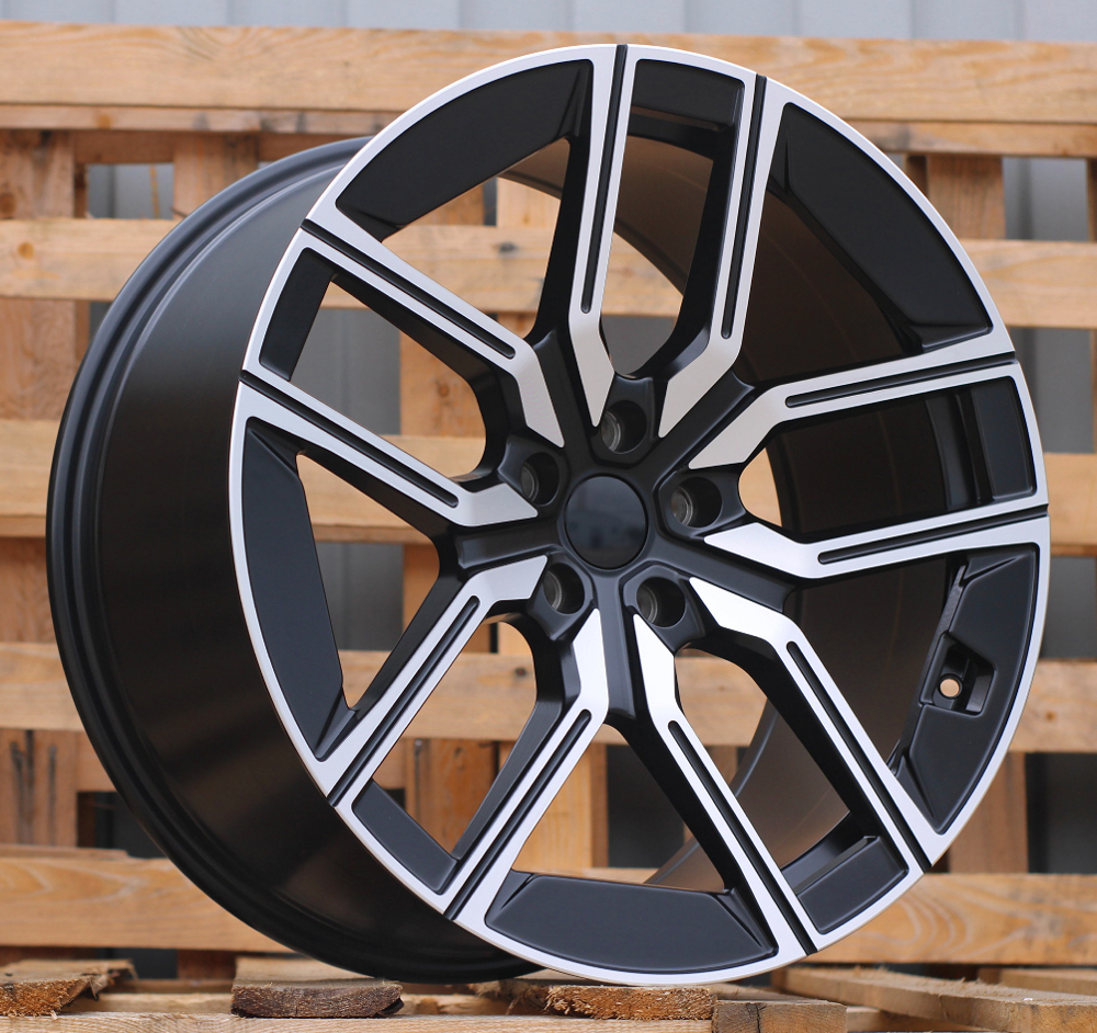 R20x10 5X112 ET 41 66.6 I5619 Black Polished Half Matt (MBHM) For BMW (P1) (Rear+Front)