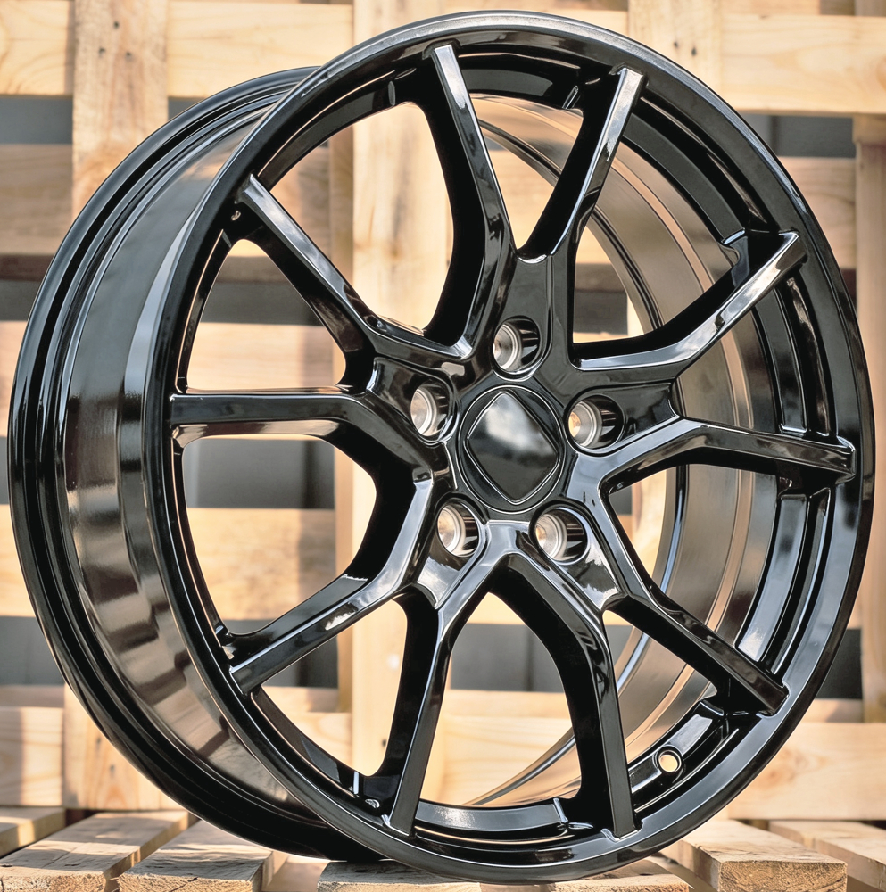 R17x7.5 5X114.3 ET 45 64.1 B1418 (IN5381) Black (BL) For HOND (P2)