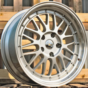 R16x7 5X120 ET 31 72.6 A1025 (REW031) Silver+Polished Lip (SP) For BMW (K8)